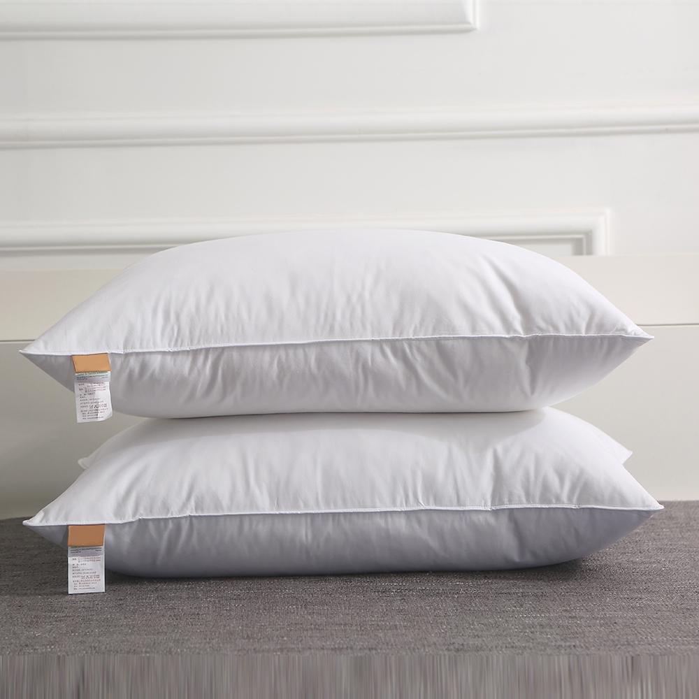 100% Cotton Cover 5% Goose Down 95% Feather Modern Rectangle Eco-Friendly Luxury Neck Sofa Bed Pillow