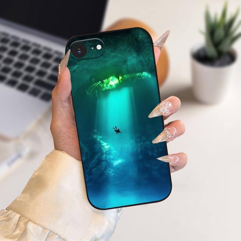 For Apple iPhone 16e Case A3409 A3212 Cute Animal Color Tiger Soft Silicone Phone Coque Cover For iPhone SE4 Protective Fundas