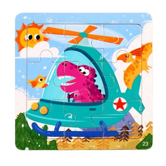 11X11Cm Fresh-From-Factory Wooden Premium-Quality 3D Premium-Quality Puzzle Premium-Quality Cartoon High-Standard Animal High-Standard