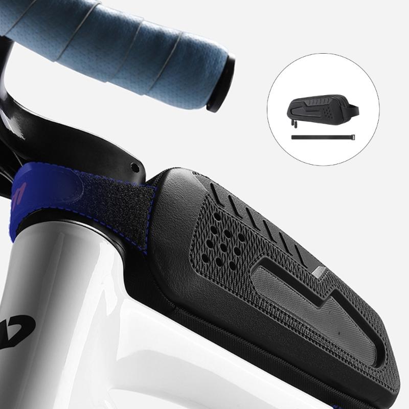 Road Bikes Front Frame Bag Bicycles Front Top Tube Pouches Storage Bag Cyclings Tool Front Saddles Bag for Mountain Bike