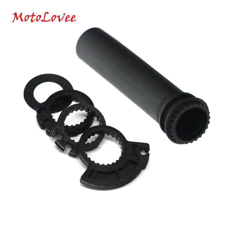 MotoLovee 22mm 7/8" Universal Motorcycle Handlebar Twist Throttle Grips Pit Dirt Bike Motocross Plastic Grip Accelerator Throttles 2