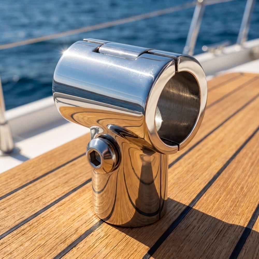 316 Stainless Steel Boat Hand Rail Fitting Detachable Hinged Tube Fitting  Tube Connection