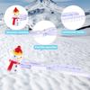 Cartoon Heart & Snowman Shape Snowball Maker - Kids Winter/Beach Toy (110g)