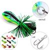 FTK 1 шт. 20 г Isca De Sapo Tubo Macio Isca De Pesca De Plástico Com Ganchos De Pesca Topwater Ray Sapo Olhos 3d Artificiais