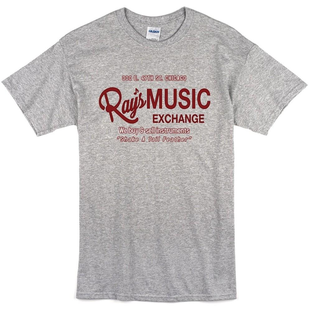 Ray Music Exchange Blues Brothers T-shirt Retro 70s 80s Classic Film Movie L