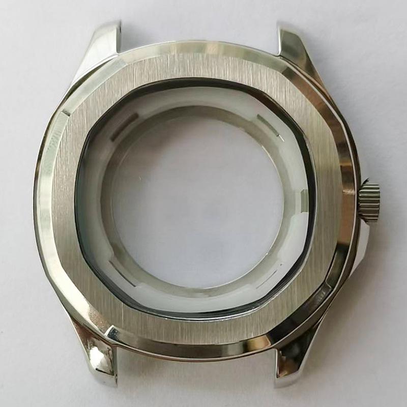 42MM Square Stainless Steel Nautilus Watch Case for 8215, NH35 Movements - Self-Winding Mechanical