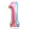 32" Rainbow Jelly Gradient Aluminum Foil Balloon for Birthday, Festival, Wedding Party Decorations