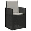 Seat and Back Cushions 4 Pcs Light Grey 47 X 45 X 2 Cm Polyester