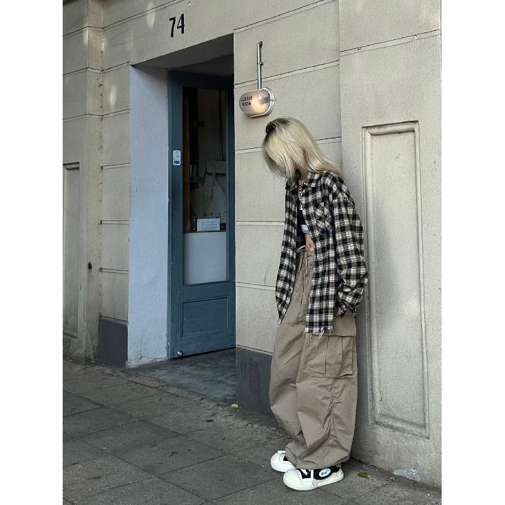 2024 Letter Long Sleeve Shirt Japanese Hong Kong Style Ins Loose Shirt Boys Summer Trendy Versatile Casual Coat