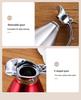 2L European Style Double Layer 304 Stainless Steel Insulated Hot & Cold Water Coffee Kettle