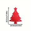 Decor Tableware Mat Christmas Dining Kitchen Knife Fork Party Felt