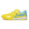 Li Ning Kids Qilin 3.0 Mesh Cool Comfortable Shock Absorbing Breathable Low Top Training Shoes Kids Training Shoes Yellow Blue APPU033-2