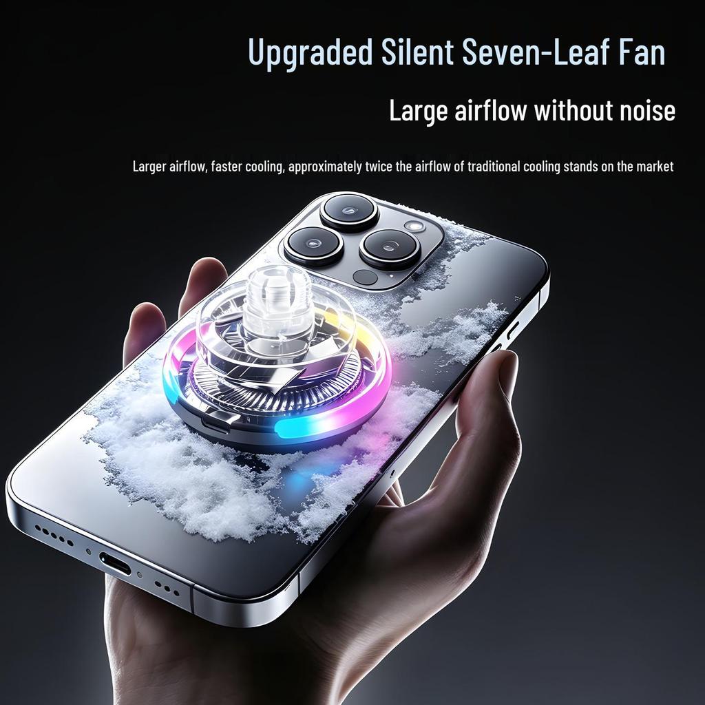 AION Y/V/S Dedicated Wireless Charging Magnetic Phone Holder with Air Cooling for In-Car Navigation