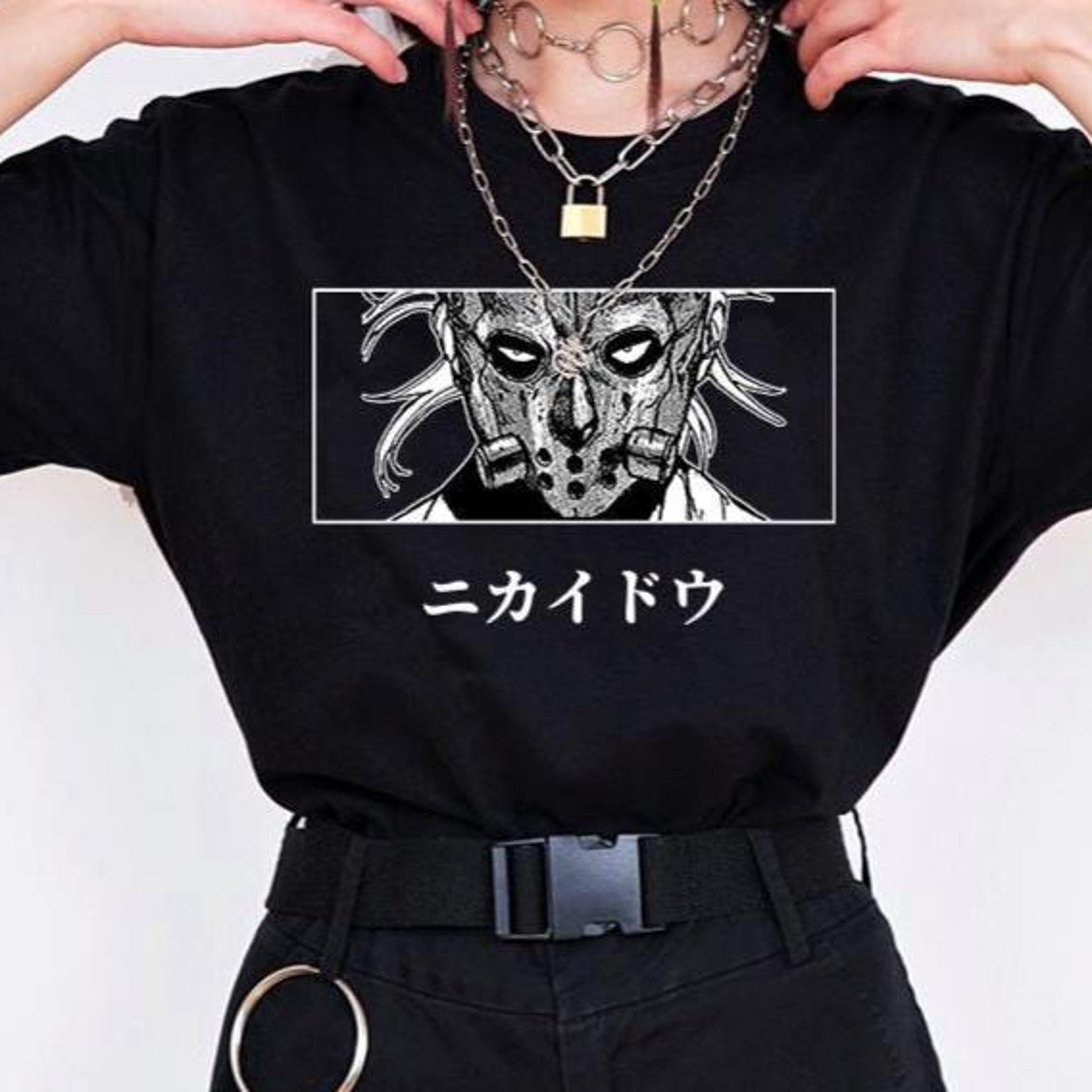 Unisex Dorohedoro Nikaido Shirt -Nikaido Tee,Anime Tshirt,Kaiman,Shin L
