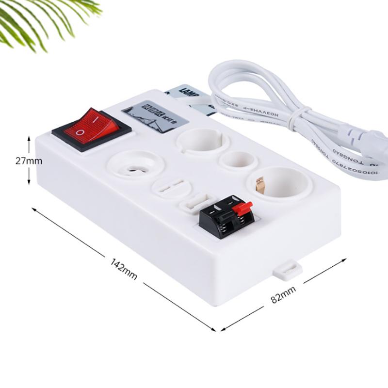 LED-Tester für E27/B22/E14/Gu10/G4-G9 Glühbirnen-Tester Mehrzweck-Tester LED-Stromspannung Leistungs-Tester