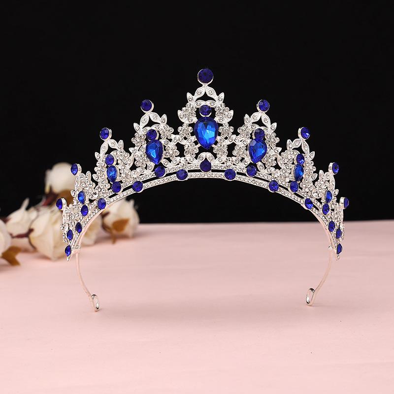 Bride's Crown Headband Wedding Korean Birthday Gift Adult Gift Crystal Crown Princess Dress Hair Accessory