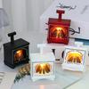Puppenhaus Miniatur Kamin Glühender Ofen Modell Haus Möbel Küche Wohnszene Dekor Spielzeug