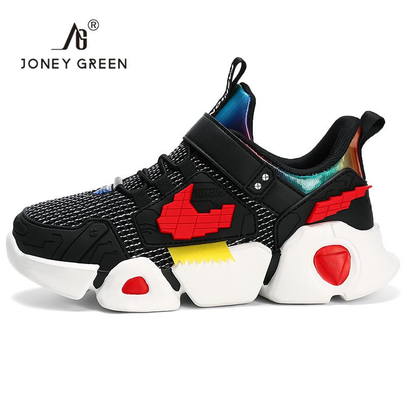 High Quality Spring Children'S Shoes Breathable Sneakers For Boys Fashion Lightweight Soft Bottom Running Shoe Tenis Infantil