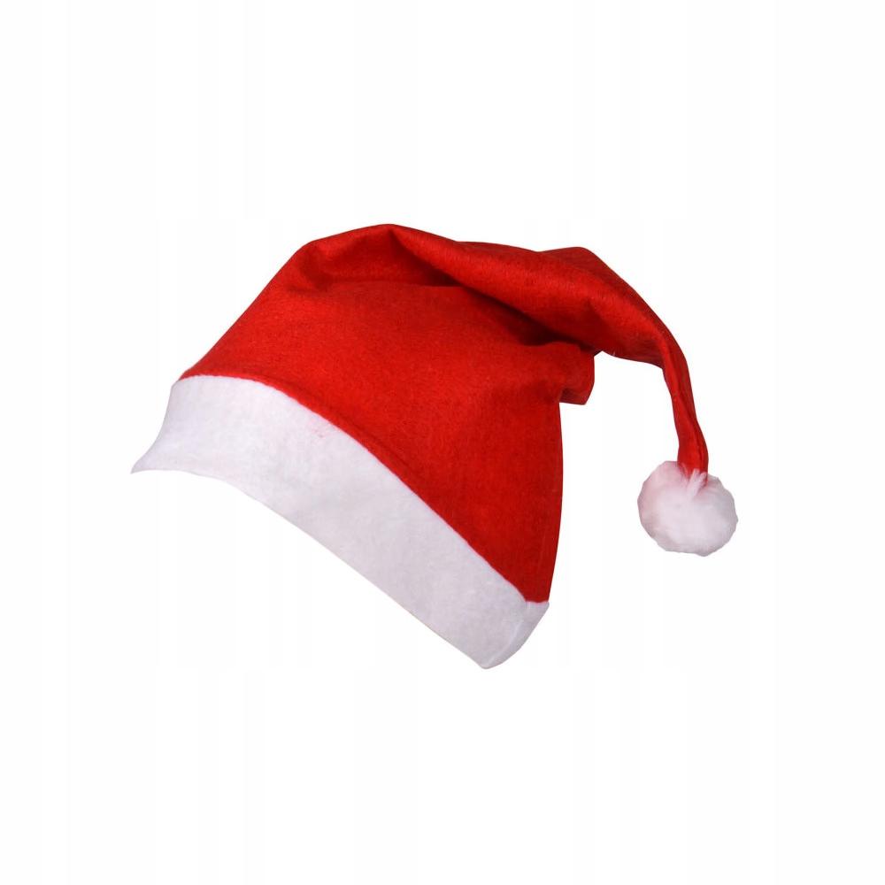 Chapéu de Pai Natal de feltro, chapéu vermelho, chapéu de Natal