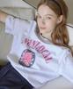 NONLOCAL Vintage Rose T-Shirt - Light Gray