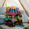 The Powerpuff Girls Theme Printed Blanket - Perfect for Couch, Bed, Travel & Outdoor Use | Machine Washable, Cozy & Durable.