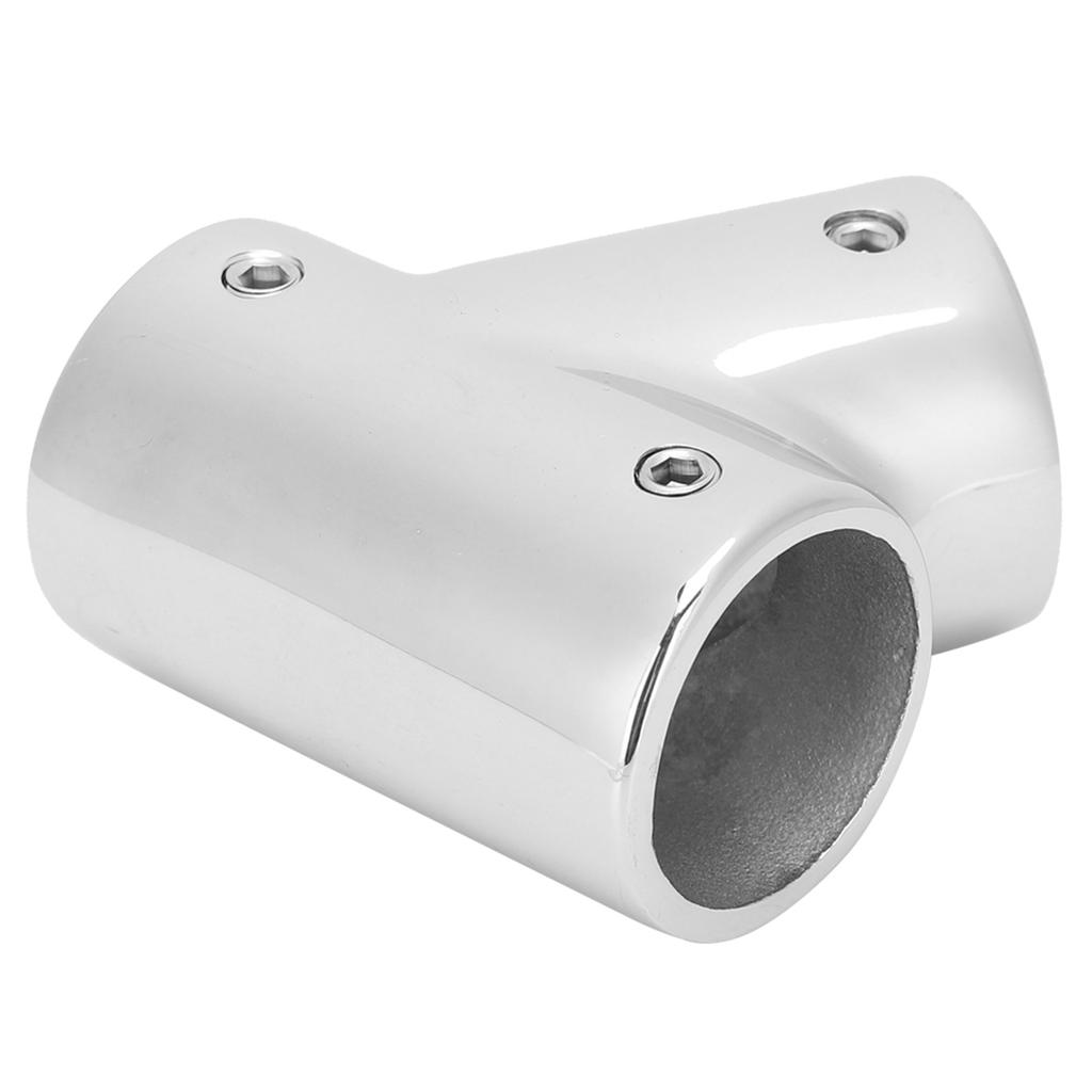 60 Degree Tee Left 3 Way Boat Handrail Fitting Marine Yacht Hand Pipe Connector MJS015‑00525mm