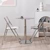 Folding Dining Chair Portable Comfortable Aesthetic Modern Dining Chairs Relaxing Backrest Chair Home Living Room Furnitures