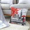 Valentine's Day Love Tree Series Peach Skin Pillowcase Valentine's Day Sofa Pillowcase Home Fabric