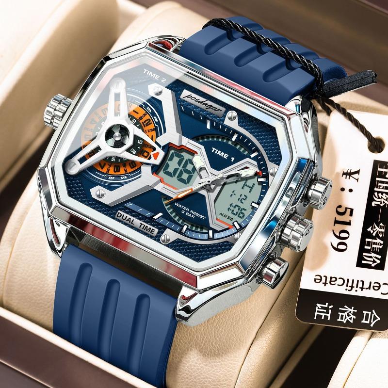 Multifunctional Electronic Watch New Trendy Fashion Men's Watch