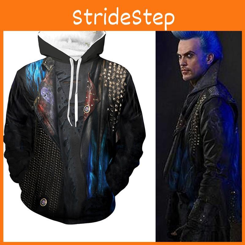 Luxuriously Soft Descendants 3 Hades Hoodie Cosplay Costume For Unisex Comfort