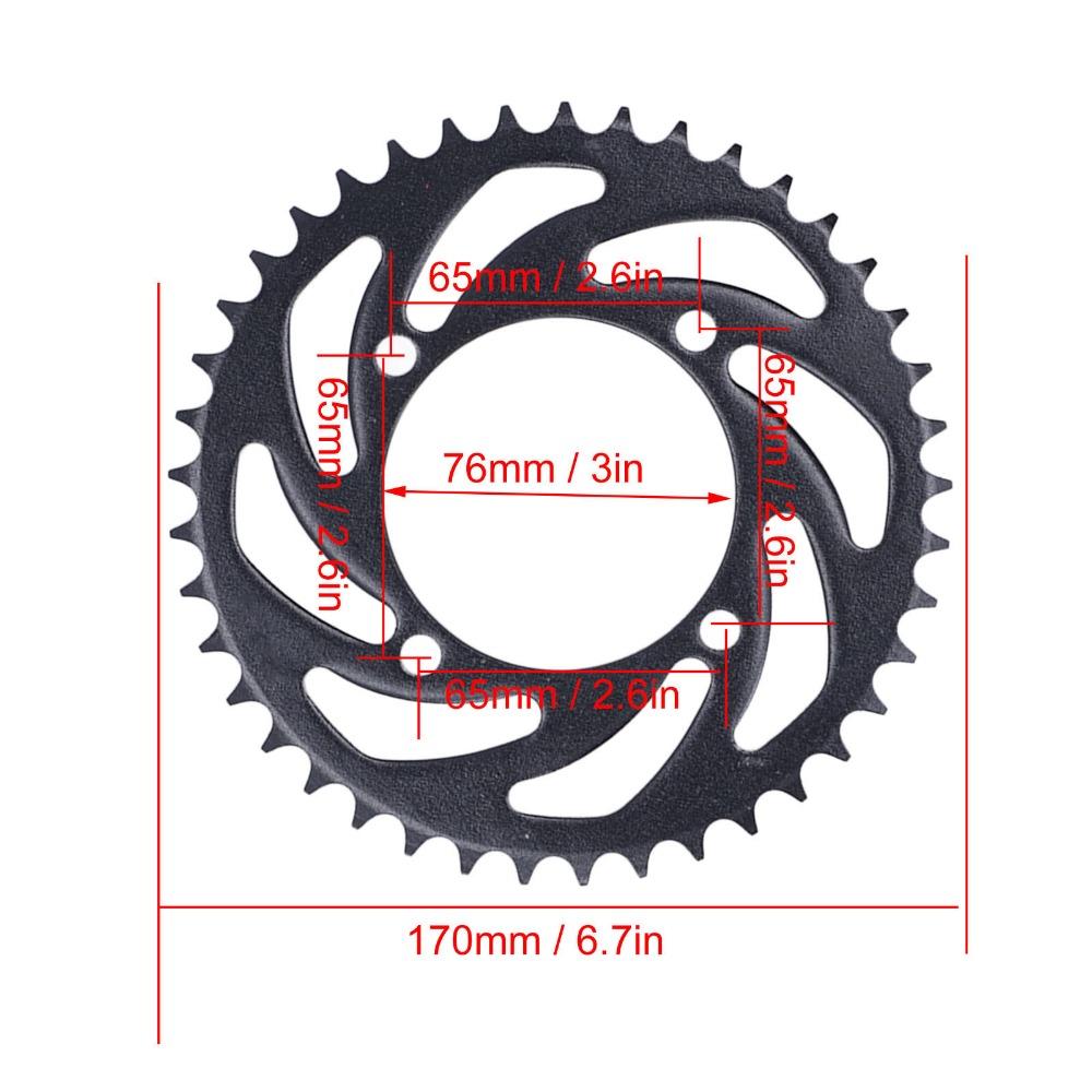 41T Chain Sprocket Accessory 420 Chain Pit Bike Sprocket Rear Sprocket Replacement  For Dirt Bike