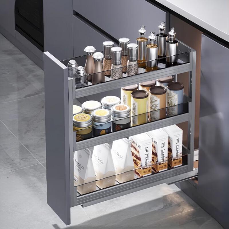Yingbai Deepened Kitchen Cabinet Pull-Out Spice Rack