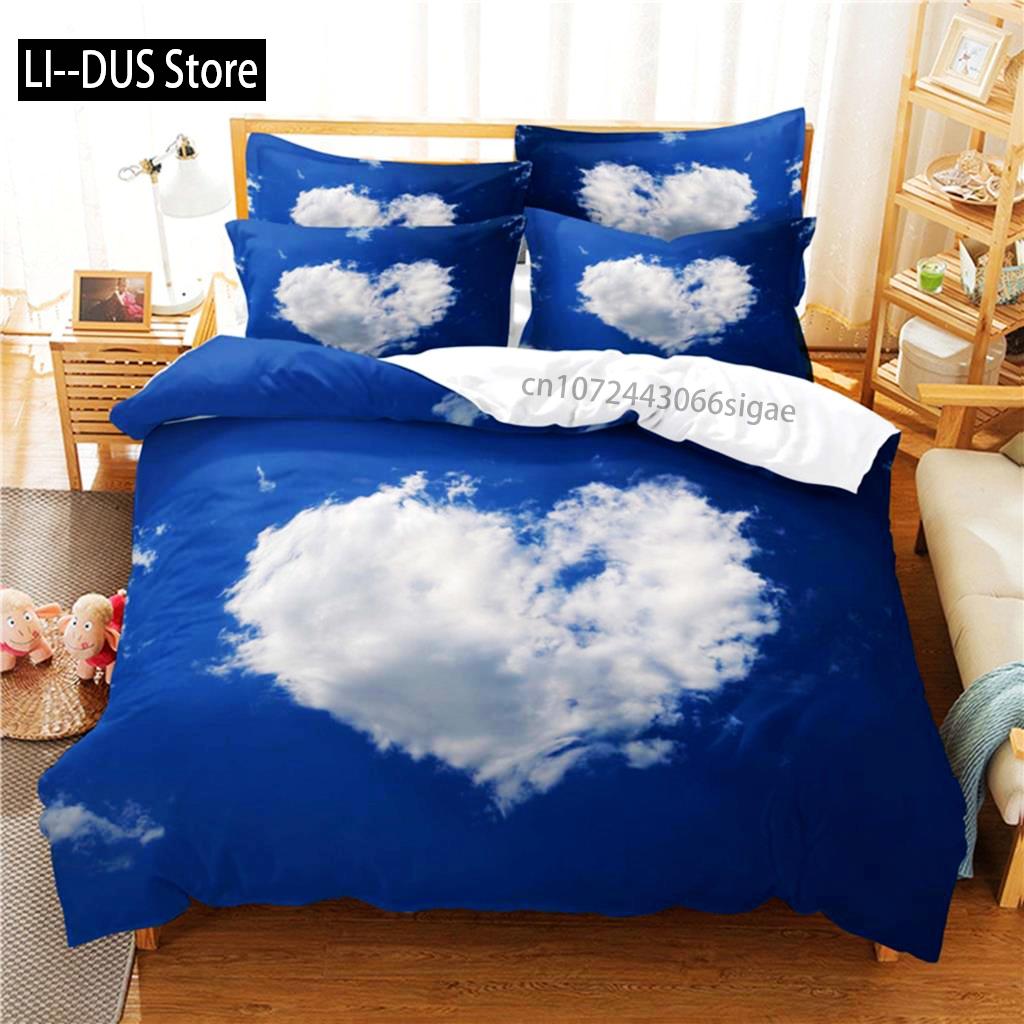 Comforter Beautiful Scenery Bedding Set 3D Bedding Digital Printing Queen Size Bedding Sets Fashion Designs