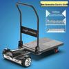 Compact Electric Sensor Stroller with Folding Flat Body for Logistics, Picking, and Sorting in Warehouses