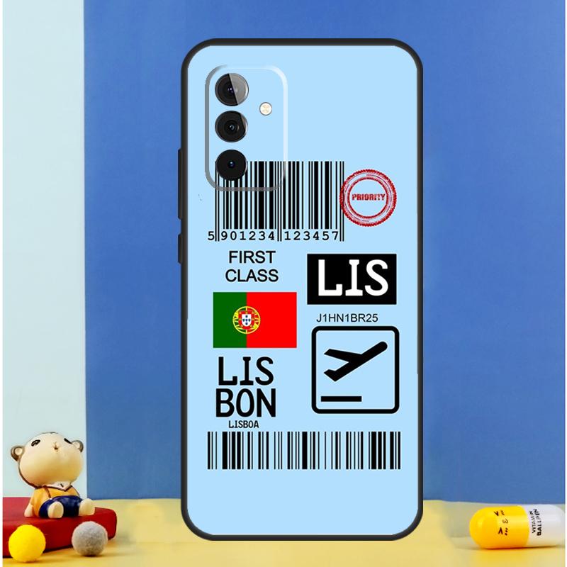 Portugal Passport Flag Case For Samsung Galaxy A14 A24 A34 A54 A53 A33 A13 A52 A32 A22 A12 A71 A51 A15 A25 Coque