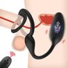 Mannlig Prostata Massasje Vibrator Anal Plugg Trådløs Kontroll Bruk Silikon Stimulere Massasje Forsinkelse Ejakulasjon Ring Leke for menn