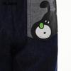 M.Latin Boys' Bear Dog Print Straight Denim Jeans