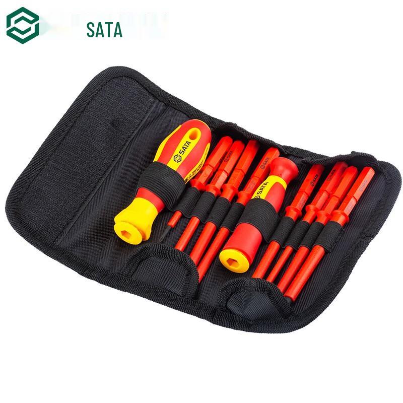 SATA VDE 1000V Insulated Screwdriver Set