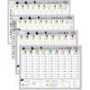 [Addition, Subtraction, Multiplication Indian Method 4-Panel Set] Bath Poster with Poop, Ghost, and