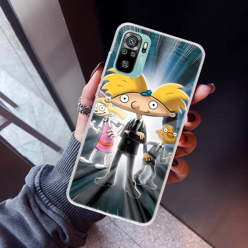 Hey Arnold Phone Case For Xiaomi Redmi Note 10 11 12 13 14 15 Pro Plus 11S 12S 14S 11T 11E 10S Soft TPU Back Cover Redmi Note 14