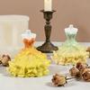 Wedding Dress Silicone Candle Molds Multipurpose Silicone Mould Baking Tool for Candle Soap Chocolate Wedding Decoration