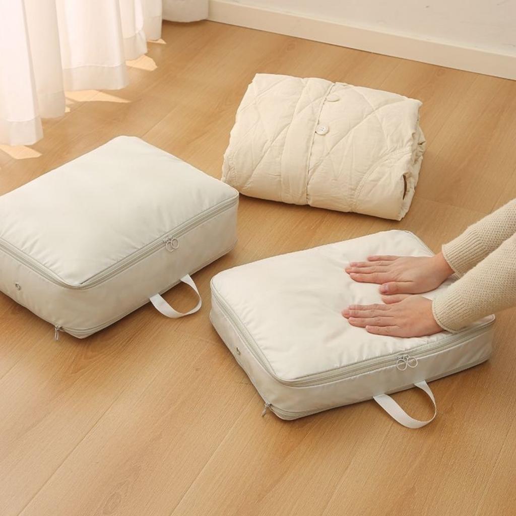 Super Large Capacity Multifunctional Compression Storage Bag, Suitable for Bedding, Down Comforters and Clothing, Moving, Bedroom, Dormitory