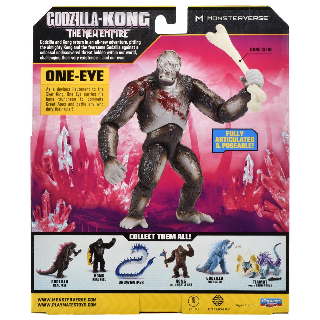 Godzilla Monsterverse x Kong One Eye Actionfigur 7 Zoll Deluxe
