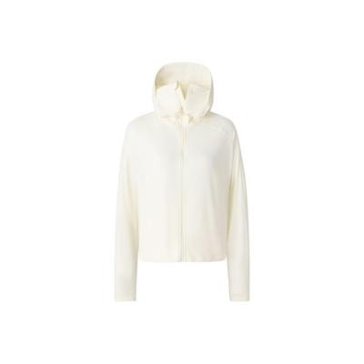 Cooling UPF50 Quick-Dry Sports Casual Jacket for Women, Ivory White