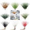 10Pcs/set Plastic Artificial Eucalyptus Leaf Simulation Fake Eucalyptus Plants   Home Props