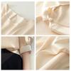 In Summer Satin Silk Half-Sleeve Tee Tops Basic Solid Women‘s T-Shirt Casual O-neck Thin Shirts Ladies Loose Blouses
