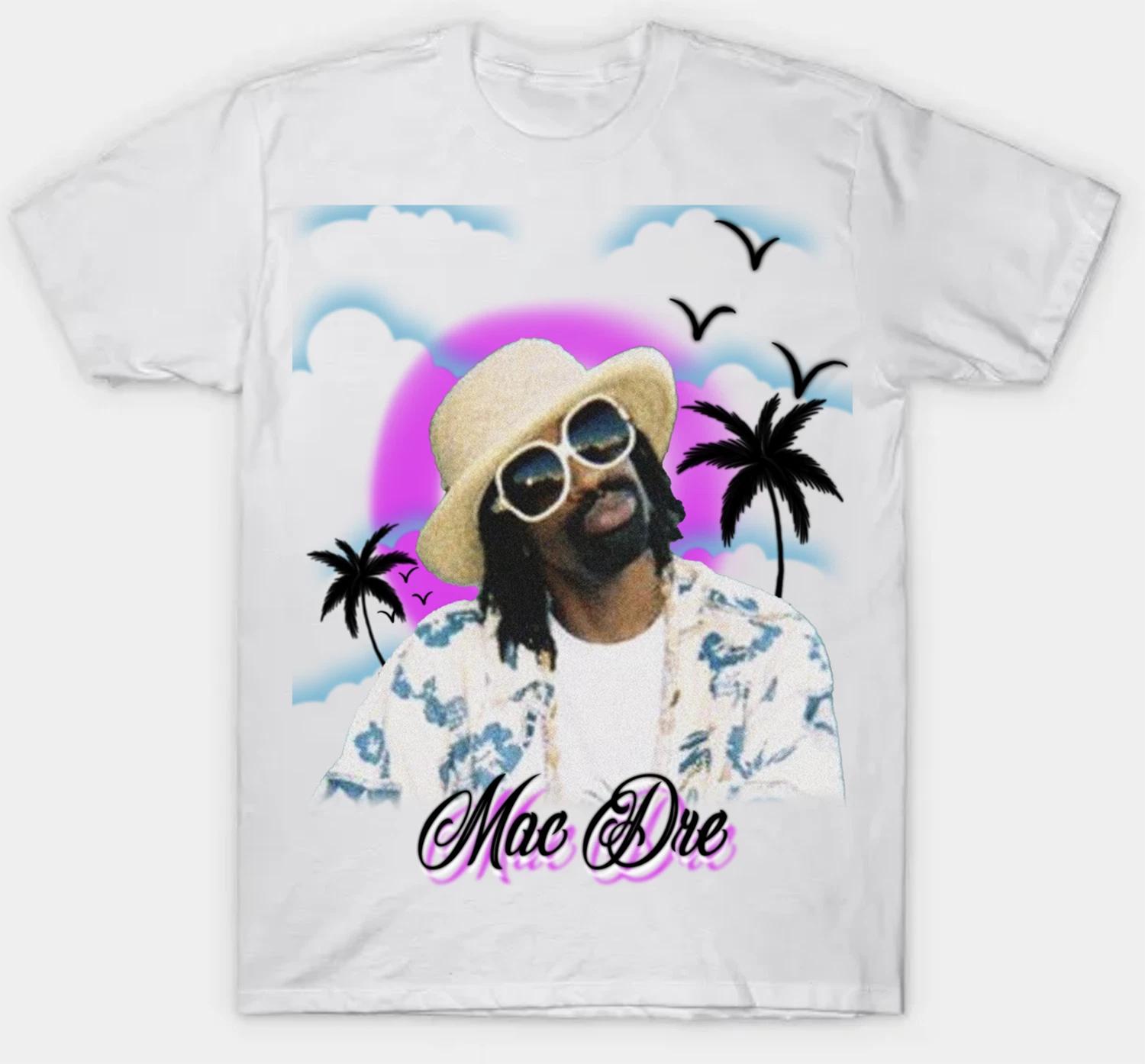 

Mac Dre Short Sleeve T shirt Mens Unisex S-3XL White Hip-Hop M