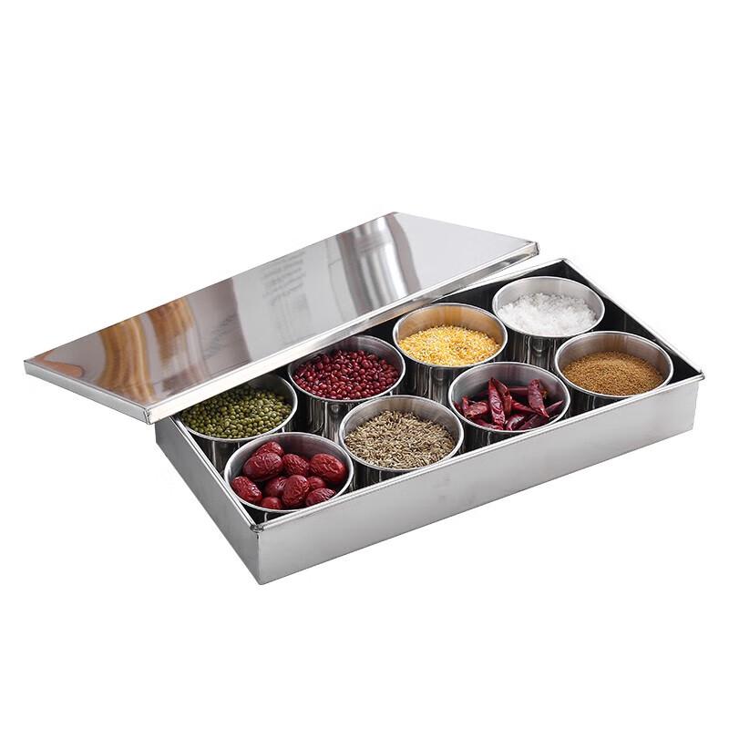 Stainless Steel Spice Box Set