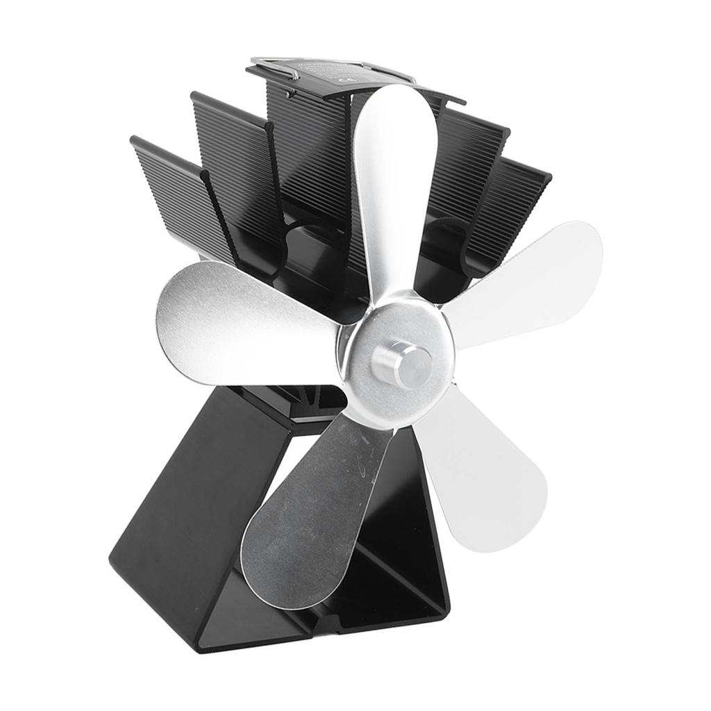 5 klinge Kamin Fan Trapez Basis Wärme Versorgt Herd Fan Thermoelektrische Thermische Fan für