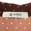 nano universe Five-quarter sleeve one piece 36 Brown Women Used